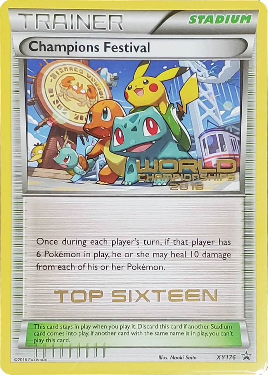 Top Sixteen Champions Festival (176/XY English Promo) - Pokumon