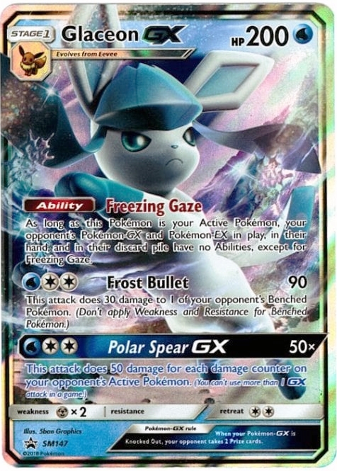 Glaceon GX (147/SM English Promo) - Pokumon